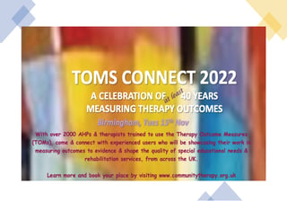 TOMS CONNECT Advert